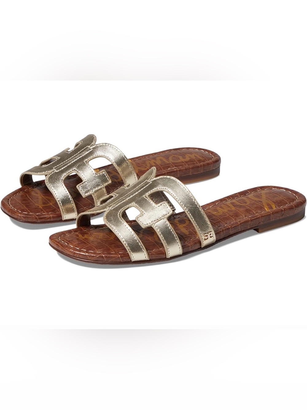 Sam Edelman Kids Metallic Gold Slide Sandals